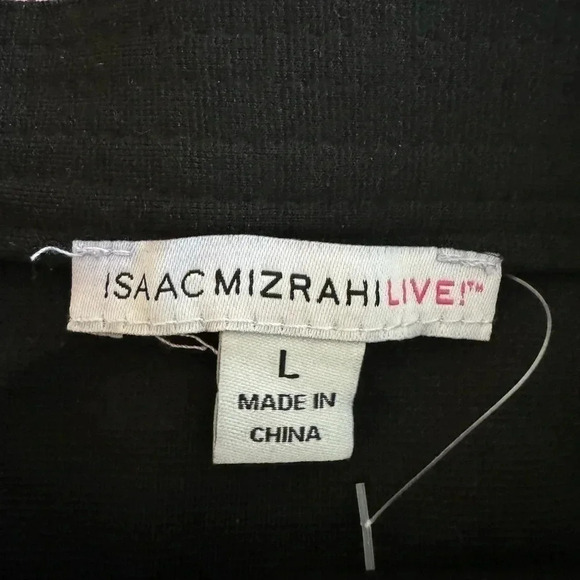 Issac Mizrahi Black Skirt-with Pockets Size Large - Picture 2 of 5